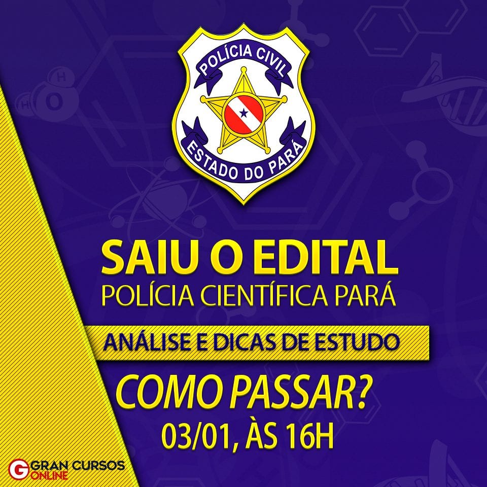 Concurso Pol Cia Cient Fica Par Como Passar Descubra Hoje S H