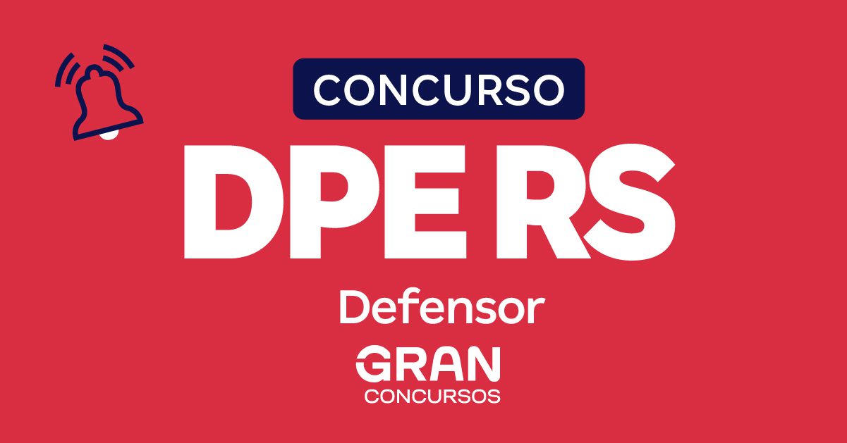 Concurso Dpe Rs Defensor Banca Contratada Saiba Mais