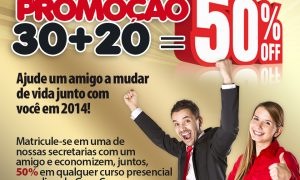 Promoção ano-novo, cargo novo: Último dia. Corra!
