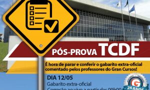 TCDF: Vem aí o pós-prova. Não fique fora dessa!