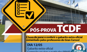 TCDF: Pós-prova realizado com sucesso. Confira o gabarito extraoficial!