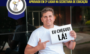 História de superação: Ex-aluno do Gran Cursos é aprovado em 3° lugar no concurso da SE/DF