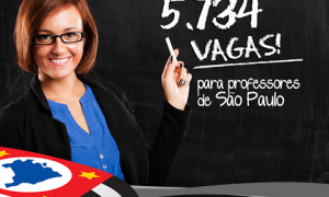 5.734 vagas para professores de São Paulo!