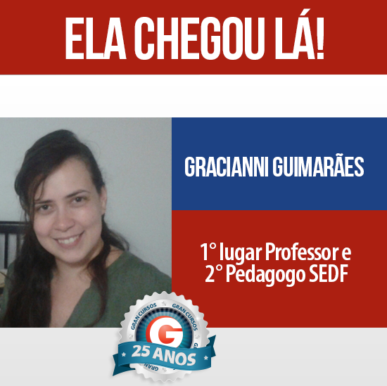 Gracianni Guimarães, concurso SE-DF
