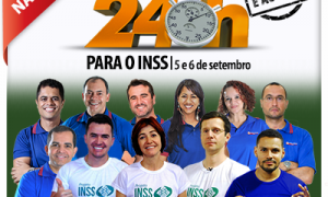 INSS Grátis: 1ª maratona de 24 horas de teorias exercícios para o INSS! Participe!