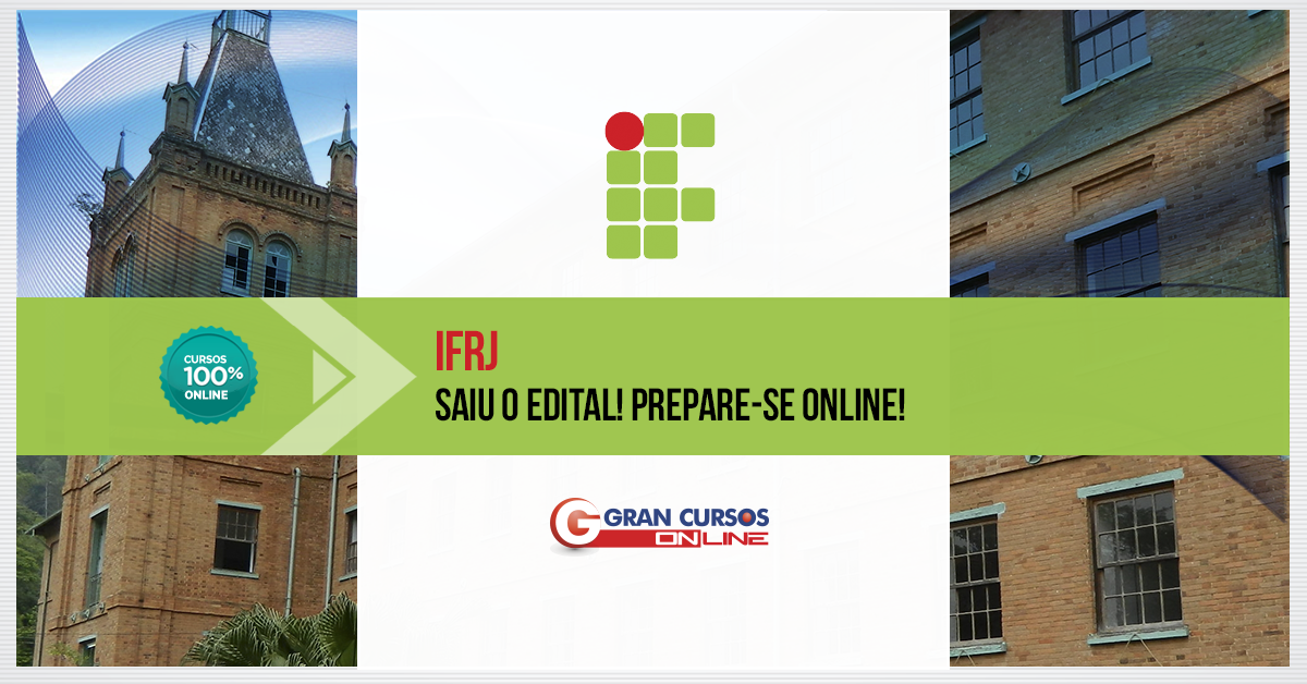 Concurso IFRJ 2015: Saiu edital para todos os níveis! Iniciais de até R$  4.039,54!