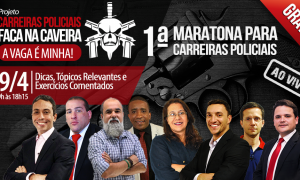 Estudando para a PC-PE? Não perca a maratona gratuita para as Carreiras Policiais este sábado!
