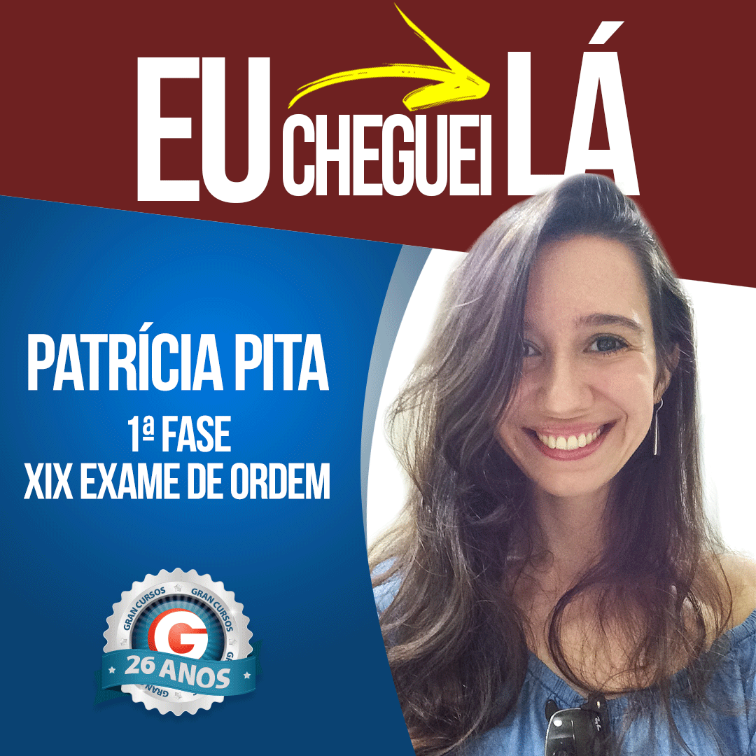 Aluna do Gran Cursos Online é aprovada no Exame de Ordem com apenas 45 dias de estudo dedicado!