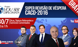 AO VIVO AGORA! Mega revisão de véspera gratuita para o concurso de Diplomata!