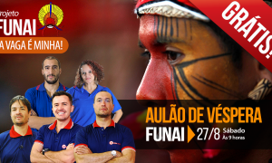 Concurso Funai 2016: Super Revisão de Véspera no próximo sábado (27/8)! Não perca!