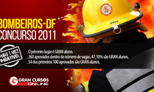 Concurso CBMDF 2011: 47,10% dos aprovados – incluindo o 1º lugar!