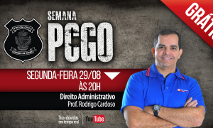 É hoje às 20h! Aulão de Direito Administrativo para PC-GO com Rodrigo Cardoso!