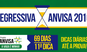 Concurso Anvisa – Regressiva: dica gratuita de Legislação Específica. Confira!