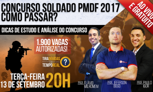 AO VIVO AGORA – PM-DF Como Passar? com Jeferson Bogo, Paulo Igor e Flávio Milhomem