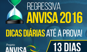 Concurso Anvisa – Regressiva: dica gratuita de Estrutura Organizacional da Anvisa