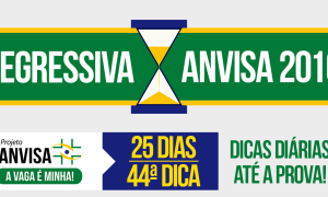 Concurso Anvisa – Regressiva: dica gratuita de Estrutura Organizacional da Anvisa