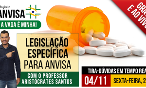 AO VIVO AGORA – Aulão de Legislação Específica para Anvisa