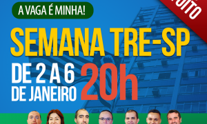 1ª Semana de Aulões Gratuitos para o TRE SP. Daqui a pouco!