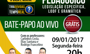 É daqui a pouco! 6º Encontro Pedagógico SEDF às 20h. Não perca!