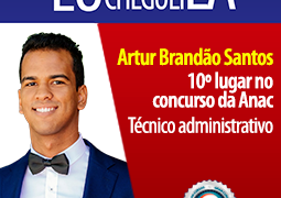 Saber onde queria chegar e ter uma fé inabalável fizeram Artur conquistar o 10º lugar no concurso da ANAC. Inspire-se!