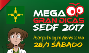 Mega Gran Dicas SEDF: Transmissão ao vivo de flashes do evento. É neste sábado, não perca!