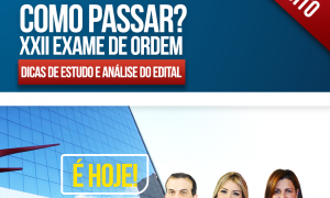 XXII Exame de Ordem – Como passar? Descubra hoje às 21 horas no canal do Youtube do Gran Cursos Online!