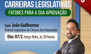Projeto Carreiras Legislativas. É hoje às 20 horas no canal do Youtube do Gran Cursos Online. Não perca!!