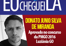 Cheguei Lá: conheça a história de superação de Donato Silva, aprovado no concurso da PMGO!