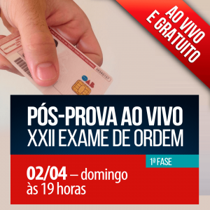 pós prova XXII Exame de Ordem