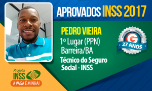 Mesmo em dois empregos e em uma faculdade, Pedro Vieira conseguiu o 1º lugar no concurso do INSS