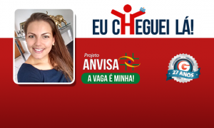 Insatisfeita com a iniciativa privada, Andressa se dedicou aos estudos e, com muita dedicação, foi aprovada no concurso da ANVISA. Inspire-se !