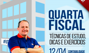 Quarta Fiscal #8: Táticas de estudo e dicas para as carreiras fiscais. É hoje, a partir das 20 horas. Não perca!