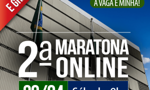 2ª Maratona TJPR. É amanhã, a partir das 9 horas. Não perca!!