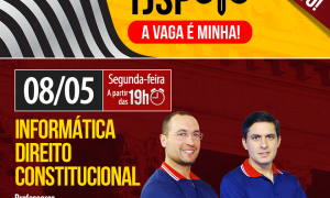 Aulão Informática e Direito Constitucional para o TJSP. É na próxima segunda-feira, a partir das 19 horas. Não perca!
