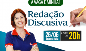 Aulão Redação Discursiva para o TRE BA: Dicas e orientações para desenvolver um texto de excelência. É daqui a pouco, a partir das 20 horas. Não perca!