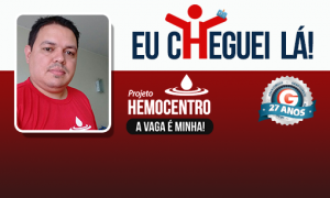 Trabalhando em dois empregos, James Almeida conseguiu o 1º lugar no Hemocentro