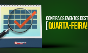 Aulas Grátis: estude para concursos! Agenda desta quarta!