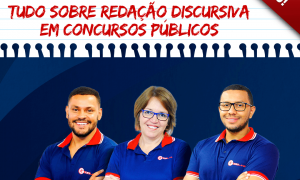 Redação sob medida: Tudo sobre redação discursiva em concursos públicos. É hoje, a partir das 19h. Não perca!