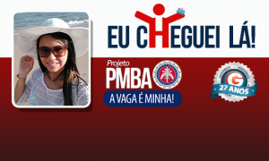 Com foco, dedicação e muitos exercícios, Leillane trilhou o caminho da sua aprovação na PMBA. Motive-se!