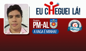 Com preparação focada e eficiente, Neto Alcântara foi aprovado no concurso da PM AL!