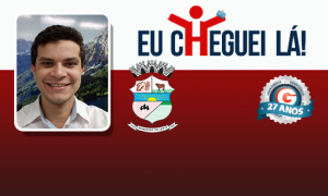 Conciliando trabalho e faculdade, Woxiton garantiu o 1º lugar no cargo de Controlador Interno municipal!