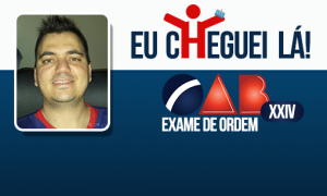 Afastado do Direito há 12 anos, Rômulo conseguiu ser aprovado no XXIV Exame com apenas 1 ano de estudo direcionado