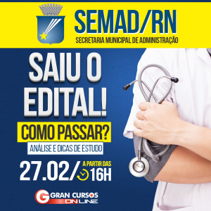 Concurso SMS Natal (SEMAD RN)