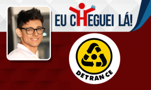 Estreante nos concursos públicos, Rigoberto conquistou o 1º e 2º lugares em diferentes cargos do Detran CE. Inspire-se!