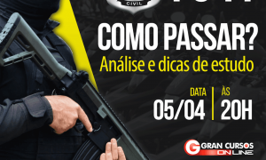 Concurso PC PI (Agente e Perito): como passar? Saiba TODOS os detalhes do novo edital, HOJE, às 20h!