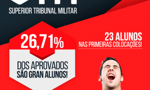 Resultado STM: 26,71% dos aprovados são Gran Alunos!