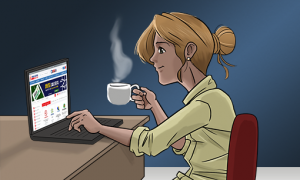 MUITA FÉ (e um gole de café). Por: Elias Santana