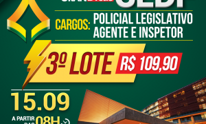 Gran Dicas CLDF Policial Legislativo: garanta a sua vaga no aulão presencial de véspera! 3º lote disponível