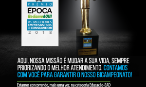 Prêmio Época Reclame Aqui: o Gran Cursos Online vai em busca do bicampeonato do prêmio!