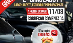 Concurso Polícia Federal: participe do nosso simulado neste sábado (11), a partir das 8h!
